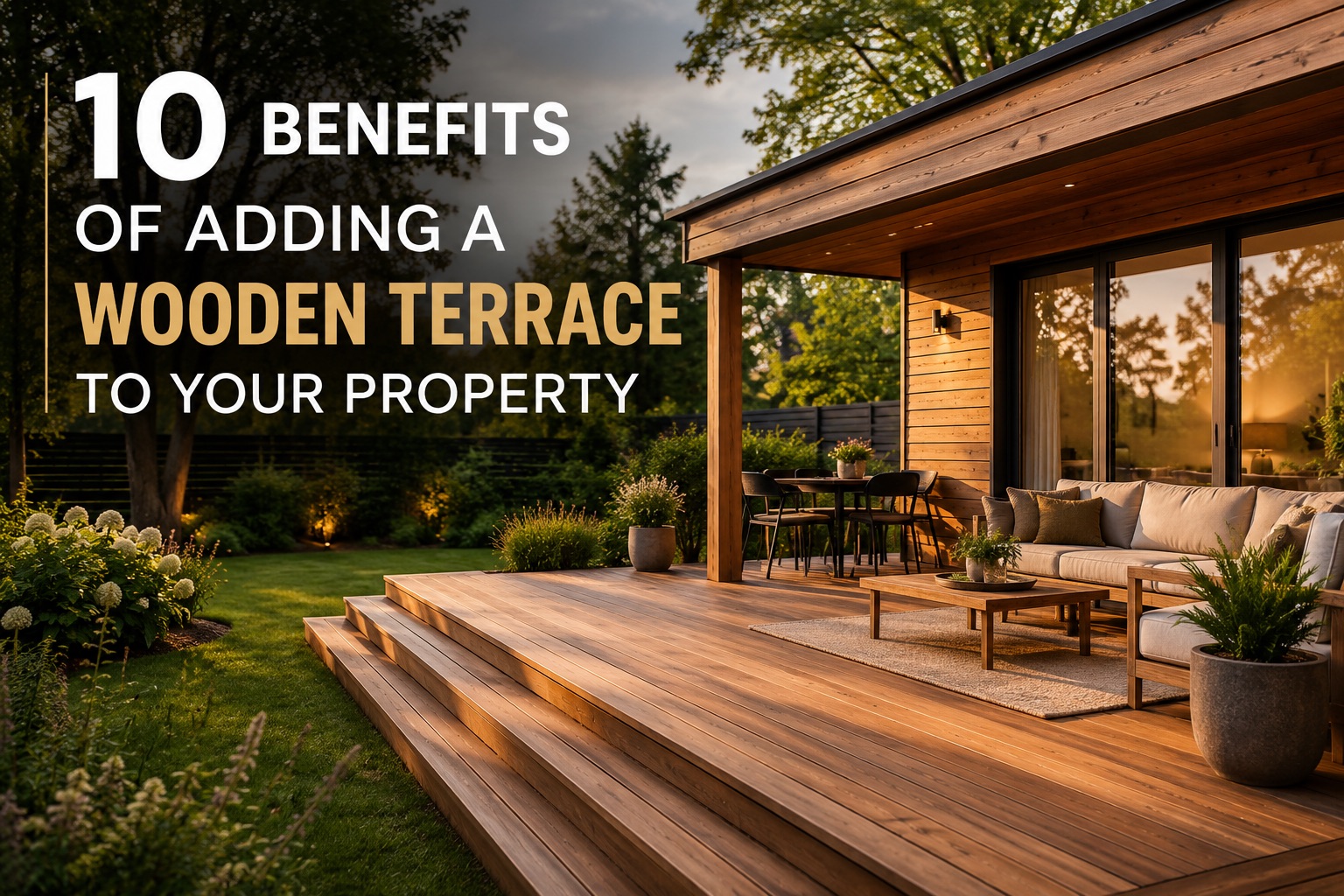 10 Benefits of Adding a Wooden Terrace to Your Property